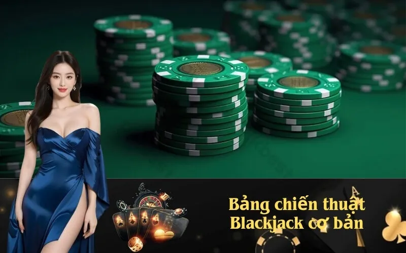 Bảng chiến thuật Blackjack cơ bản