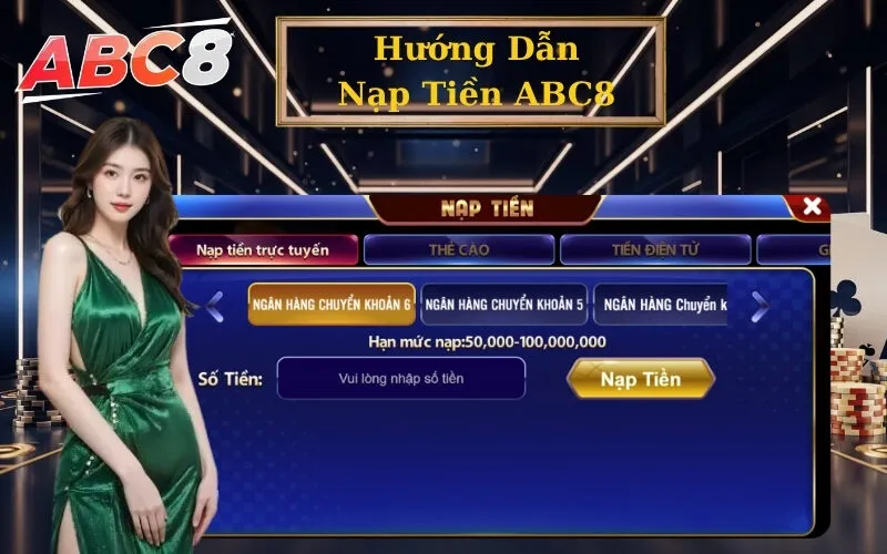 Hướng Dẫn Nạp Tiền ABC8